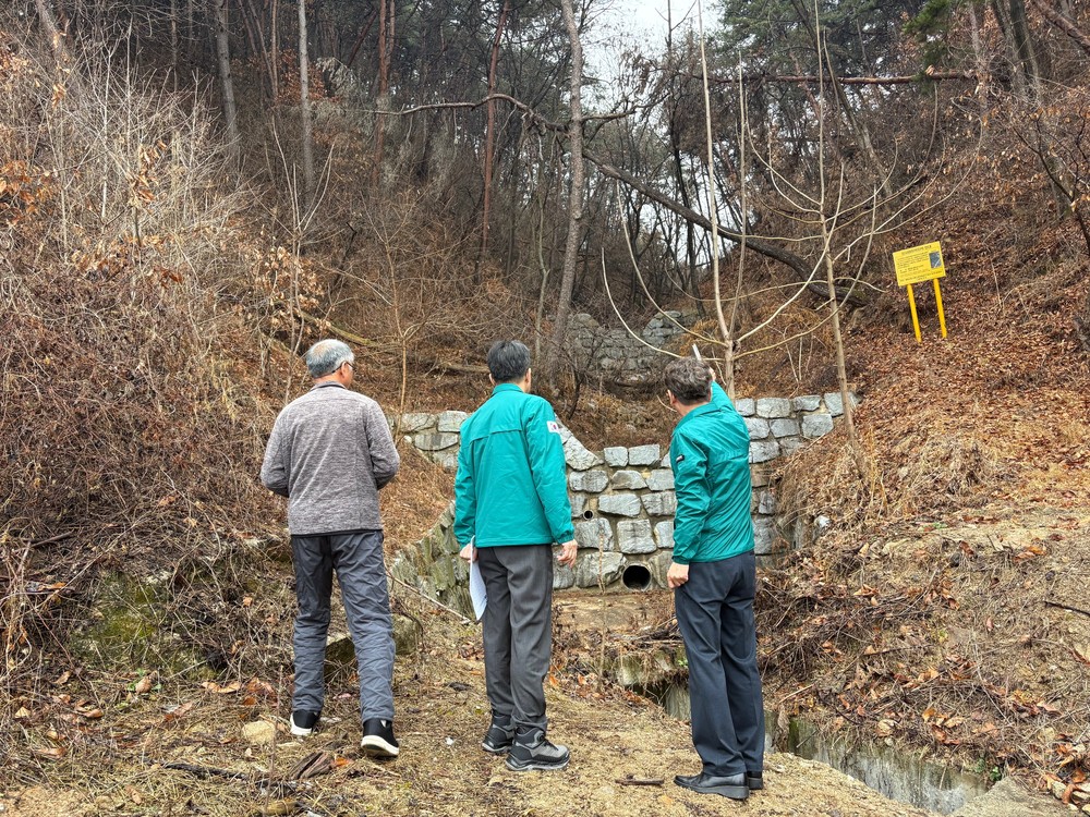 봉화군, 해빙기 산사태취약지역 안전점검 실시