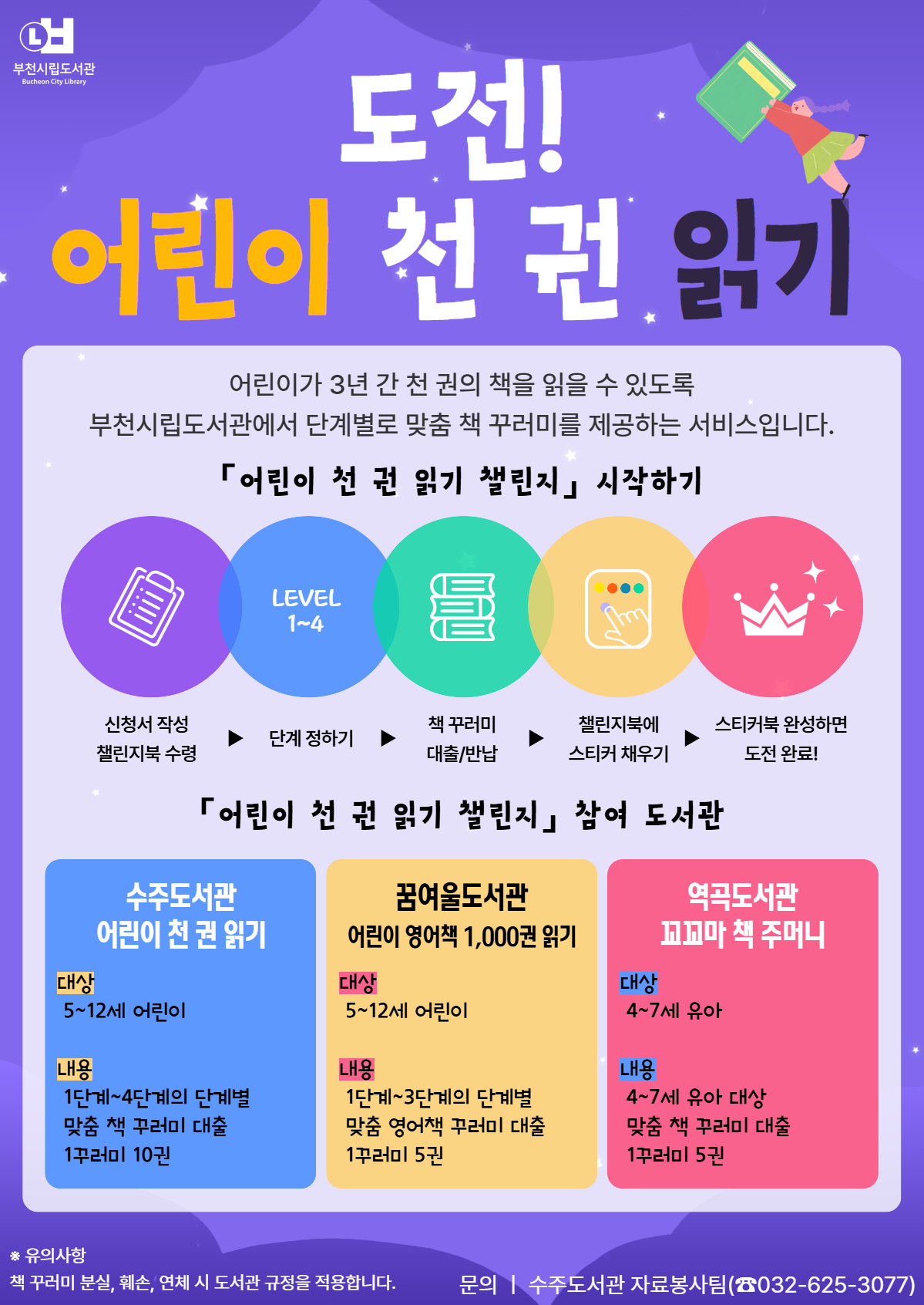 부천시, ‘어린이 천 권 읽기 챌린지’ 확대 운영