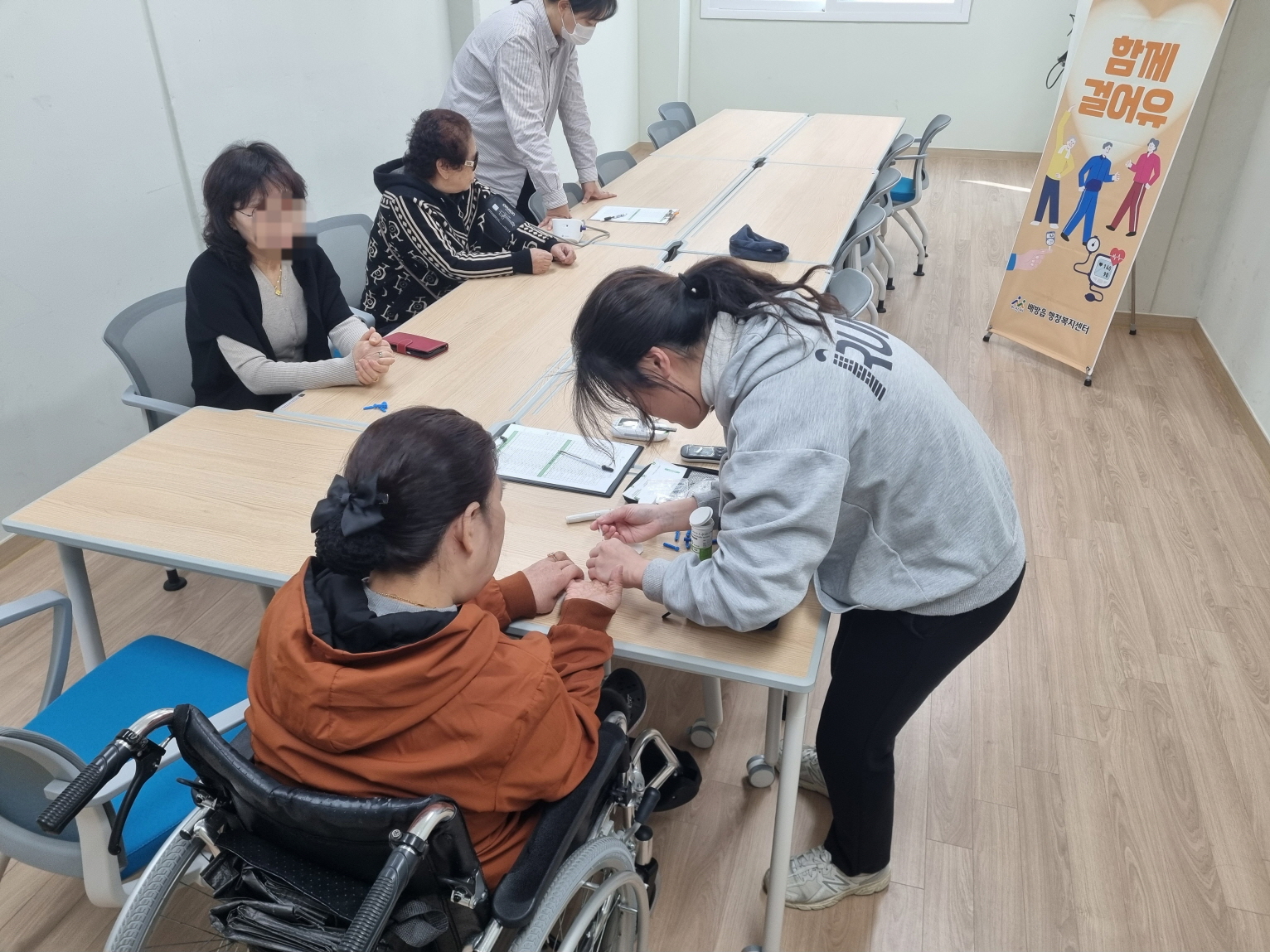 아산시 배방읍, 취약계층 어르신 대상 찾아가는 건강 특화 교육 실시