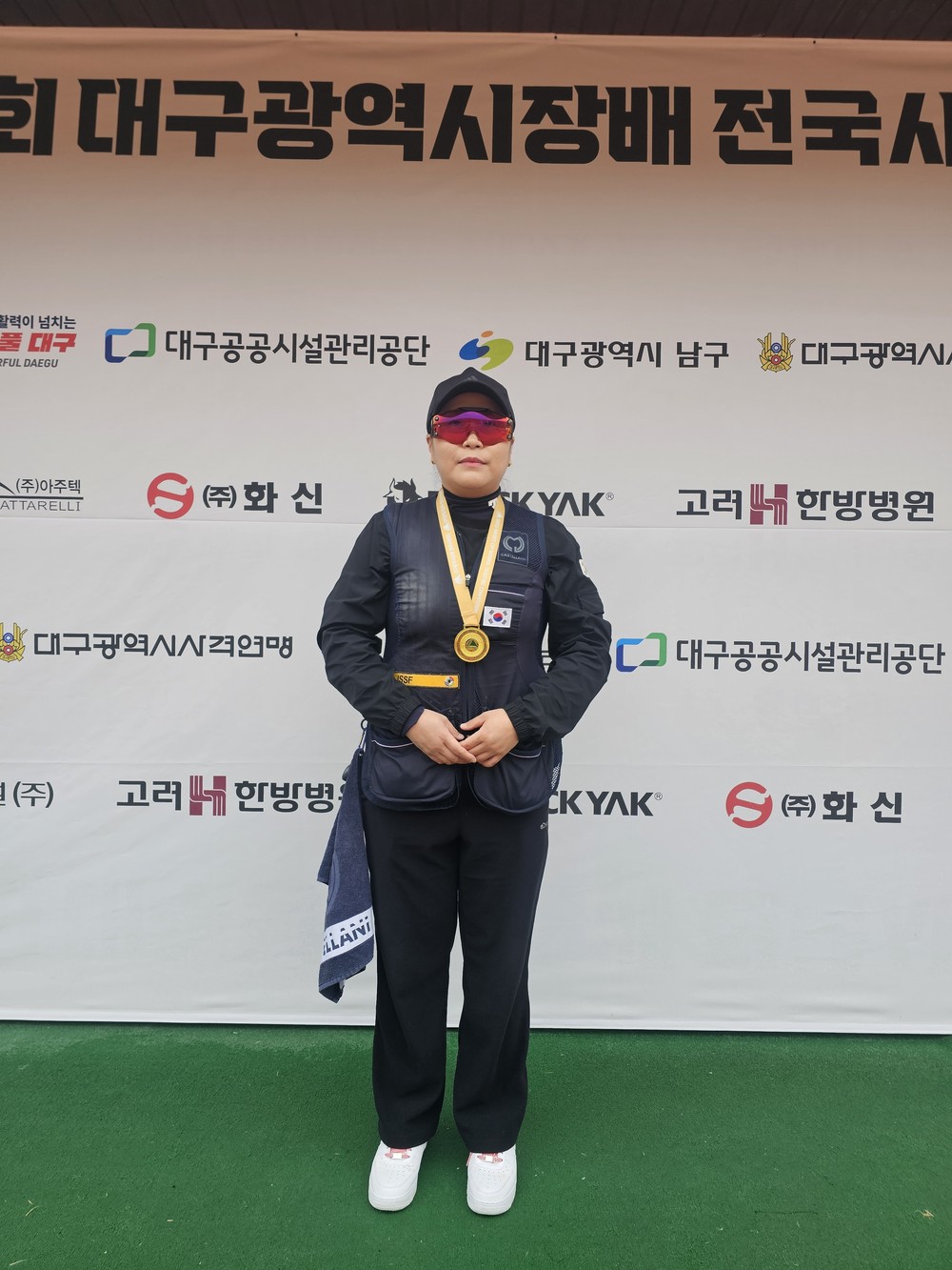 북구청 사격팀 안일지, 대구시장배 대회 한국신기록으로 스키트 개인전 금메달