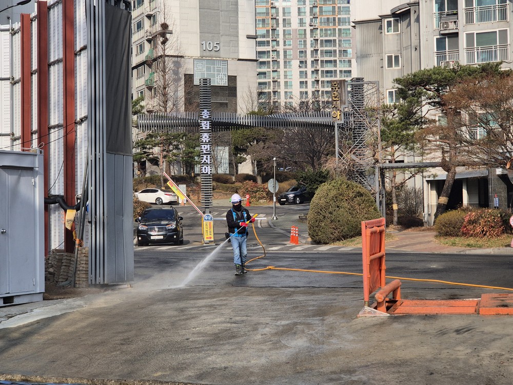 인천 동구, 해빙기 맞아 공사장 비산먼지 집중 관리