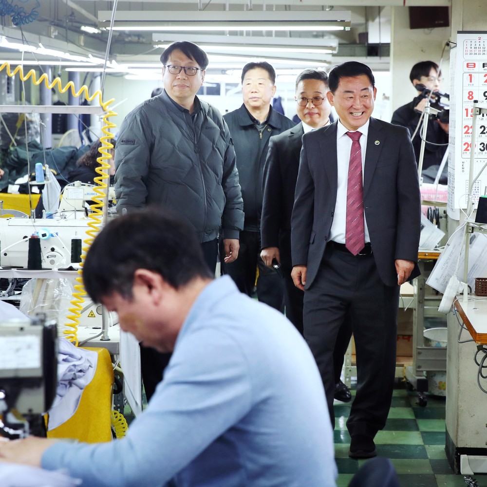 서철모 서구청장, 둔산테크노 현장 점검