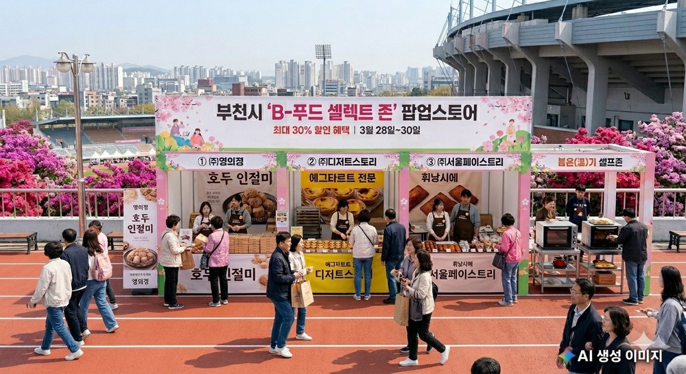 부천시, ‘B-푸드 셀렉트 존’ 팝업스토어 운영…최대 30% 할인 혜택