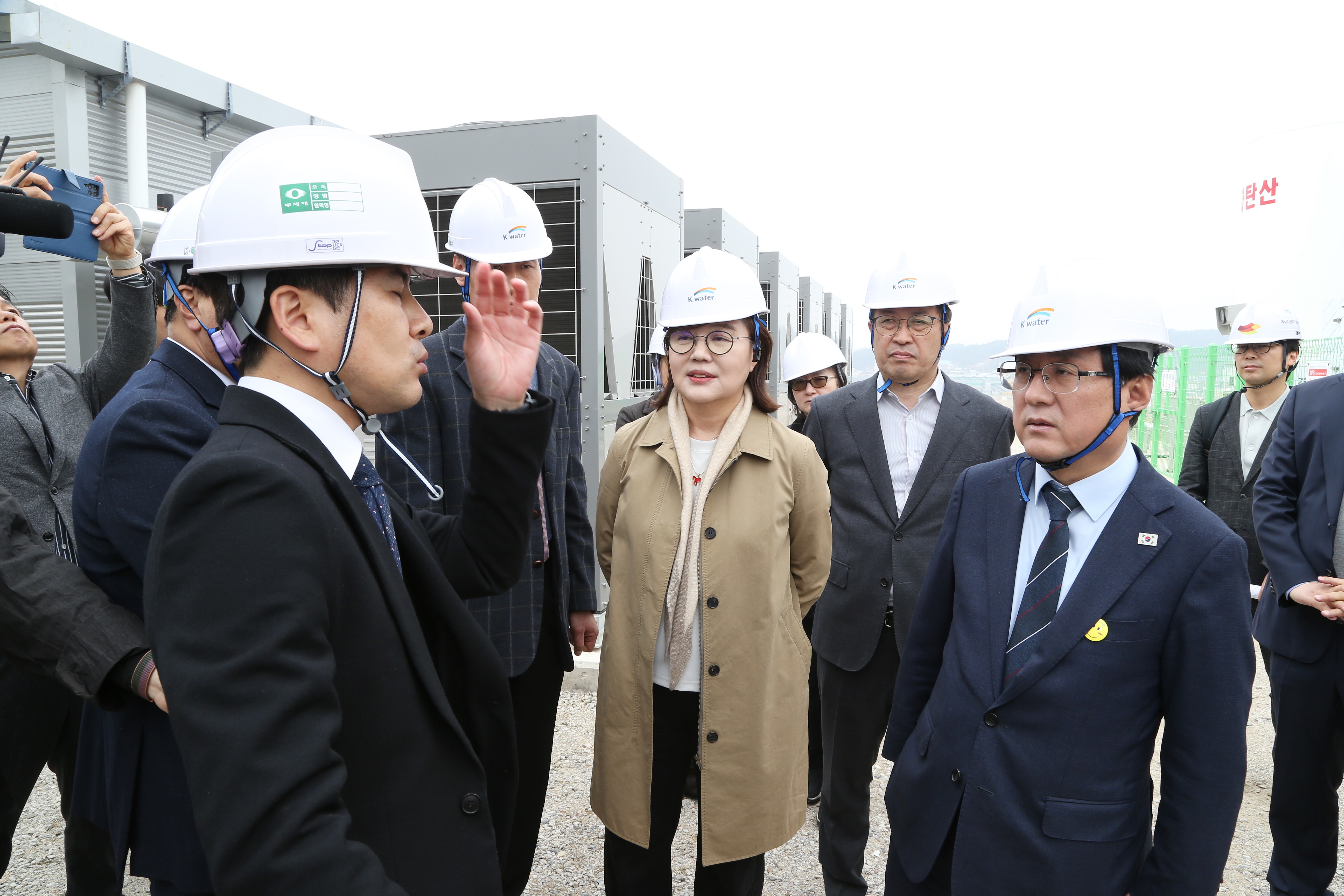 기후에너지환경부 장관, 스마트팜혁신밸리 수열에너지 도입 현장 방문