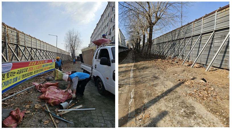부평구, 삼산동 363-1번지 일원 행정대집행 실시