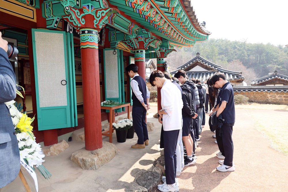장흥군, 해동사서 안중근 의사 순국 116주기 추모제 봉행