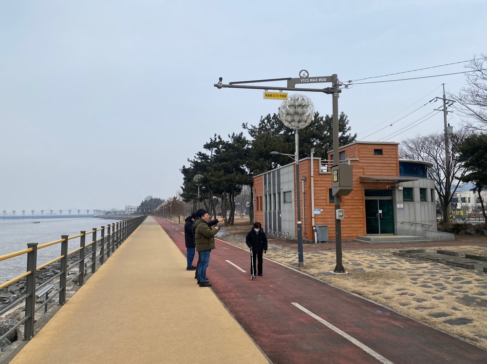 군산시, 내흥동 해안 산책로‘스마트 안전벨트’구축