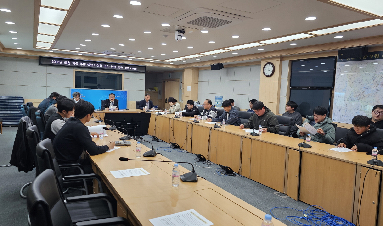 부여군, 하천·계곡 주변 불법 시설물 일제 집중단속