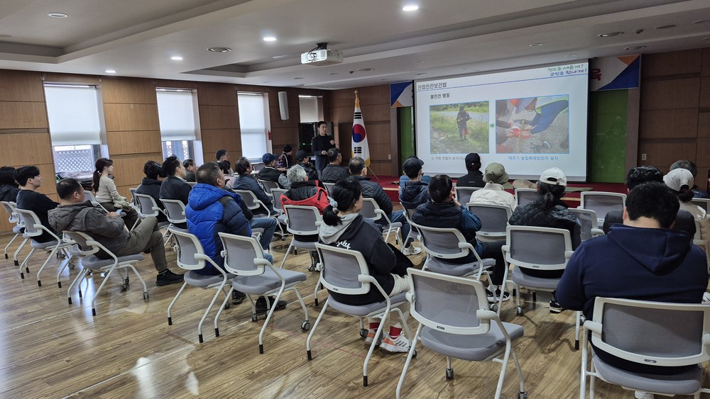 청도군, 현장 중심 안전·보건 순회교육 실시