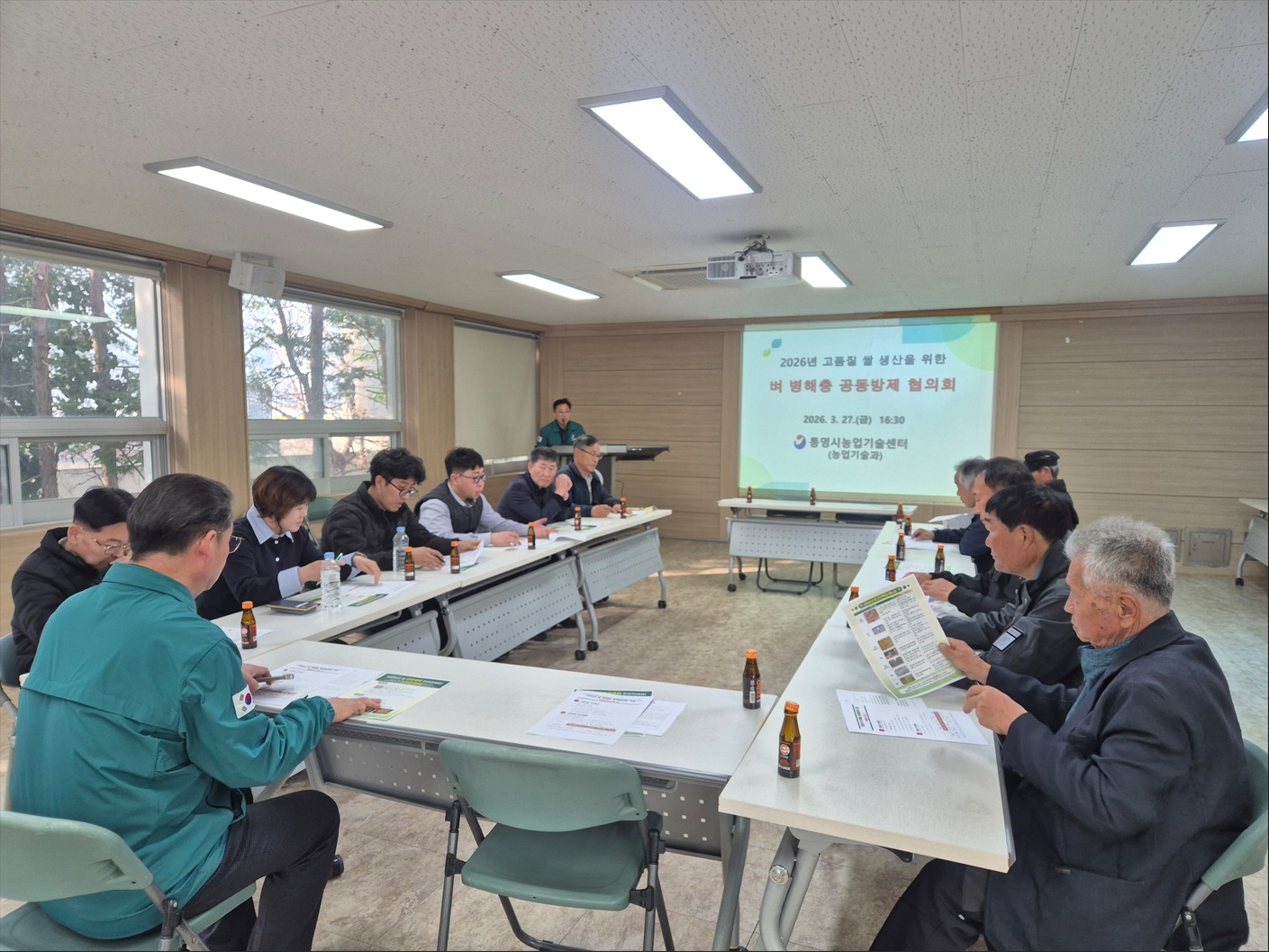 통영시, 벼 재배 전 면적에 드론 4회 방제
