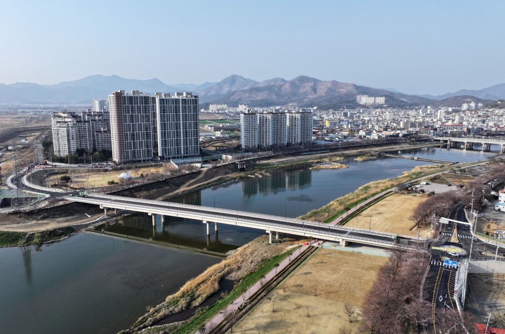 밀양시, 나노융합국가산단 연계시설 ‘남천2교’ 개통