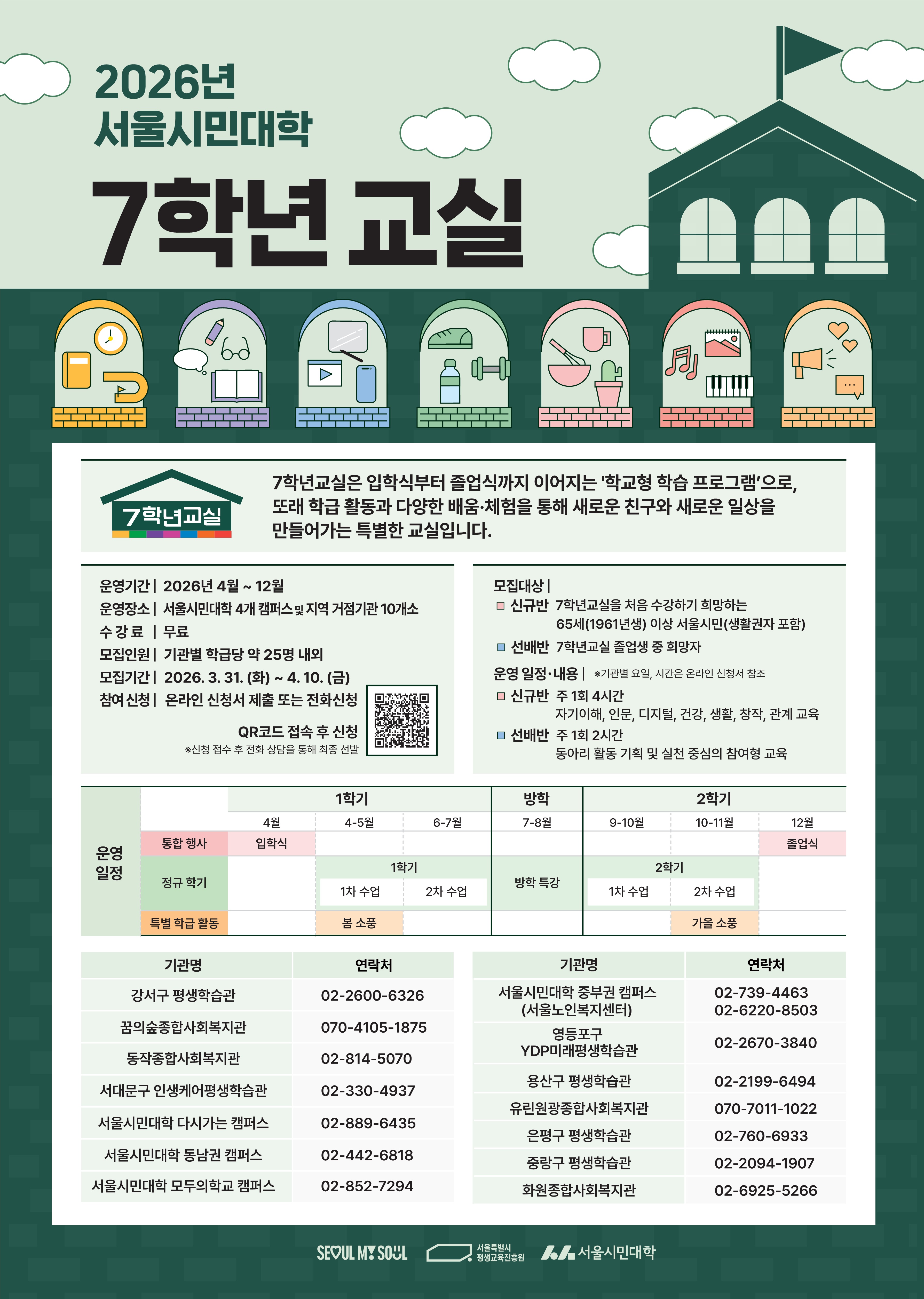 서대문구, 어르신 전용 평생교육 '7학년 교실' 운영