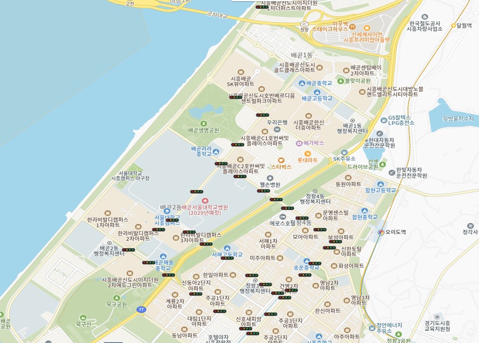 배곧·정왕권역 ‘실시간 교통신호 정보’ 민간 내비게이션 제공… 안전운전 유도·교통서비스 향상 기대
