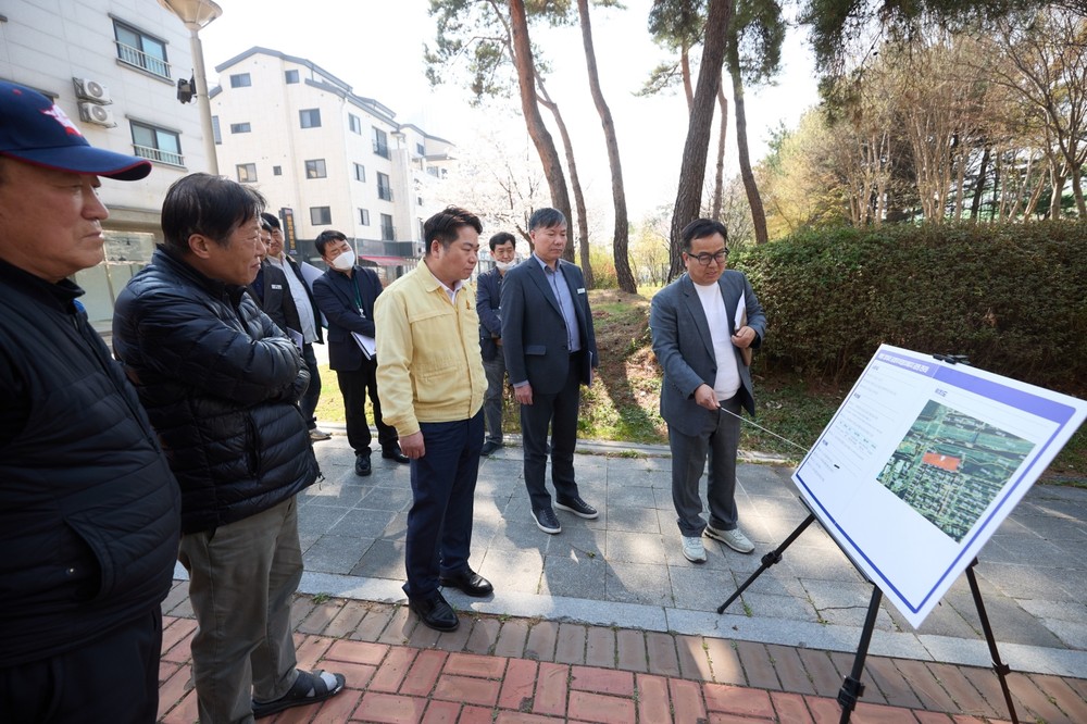 아산시, 배방읍 장재리 주차난 해소 위한 공영주차장 확충 ‘속도’