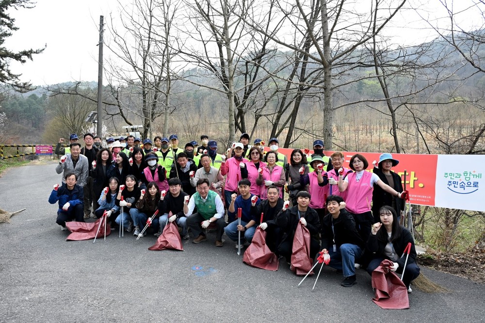 대전 중구, 보문산 일대 등산로 환경정비 실시