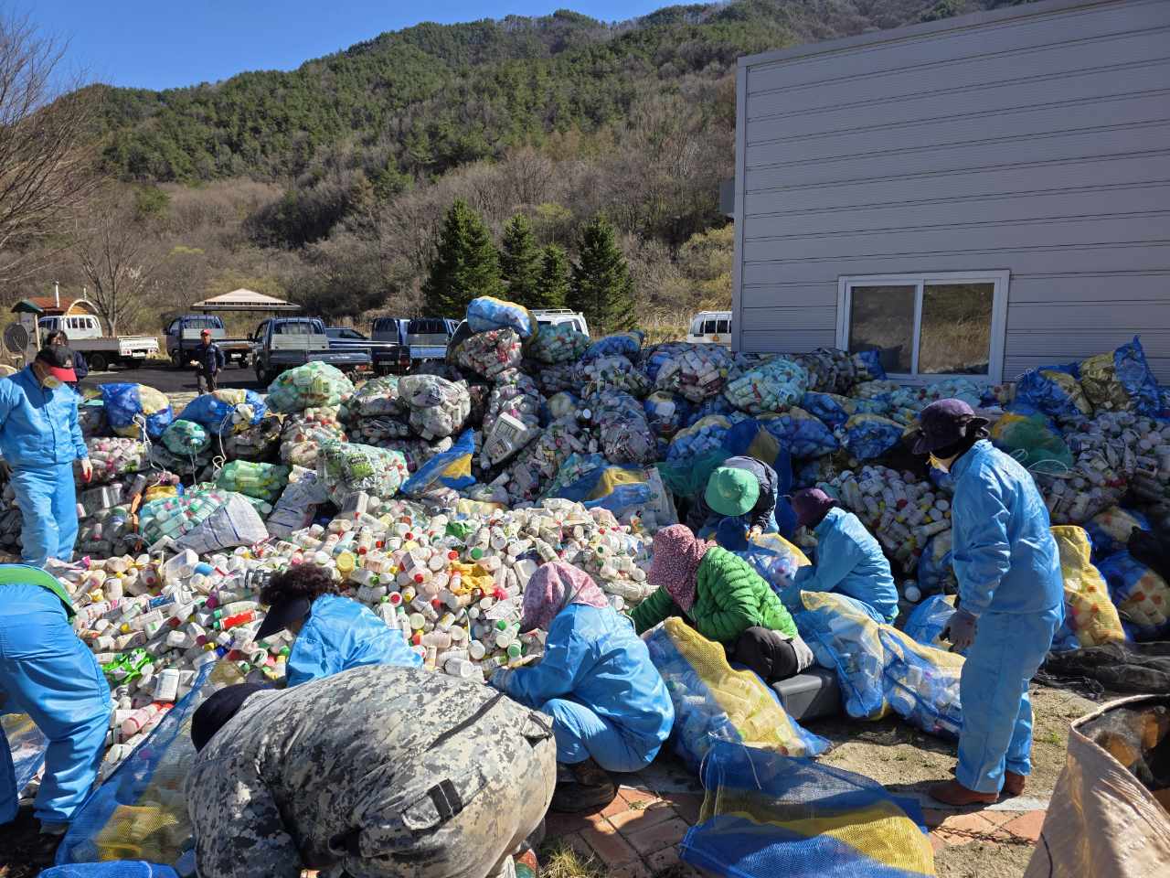 증산면 새마을, 영농폐기물 수거로 쾌적한 환경 조성