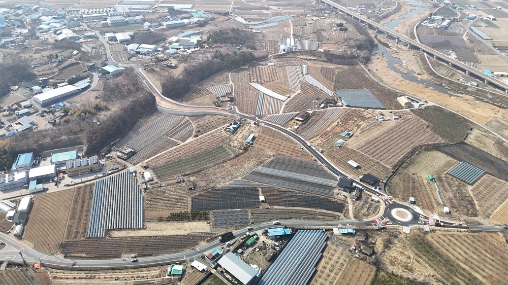 경산시, 압량읍 내리 우회도로(리도206호선) 농어촌도로 개통