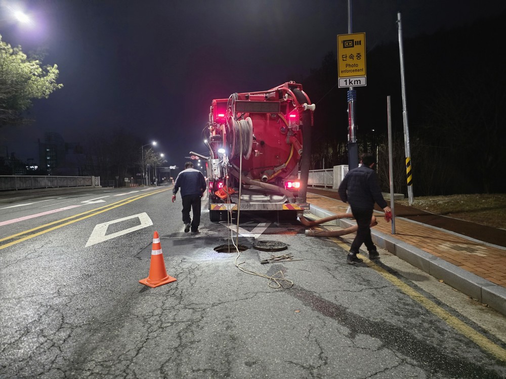 계룡시, 우기철 하수도 재난 선제 대응...‘침수·역류 원천 차단’