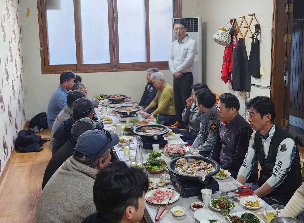 산내면 자율방범대, 지역 안전 강화 위한 정례회 개최