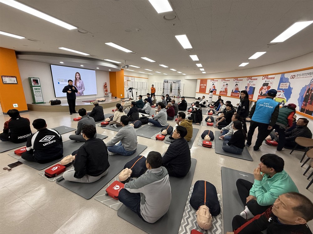 오산시장기 축구대회 중 심정지 선수… 신속한 응급조치로 생명 구해