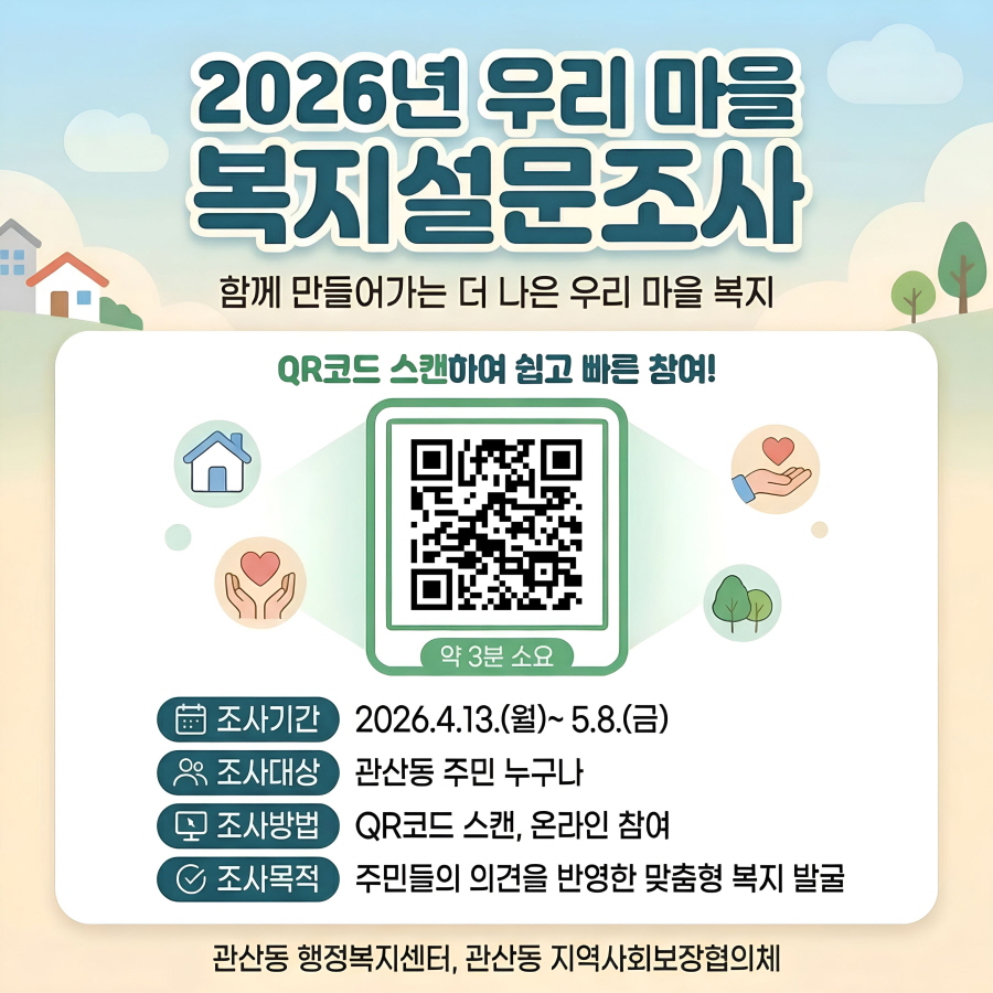 고양시 관산동, 주민 참여 기반 마을 건강·복지 계획 수립 추진
