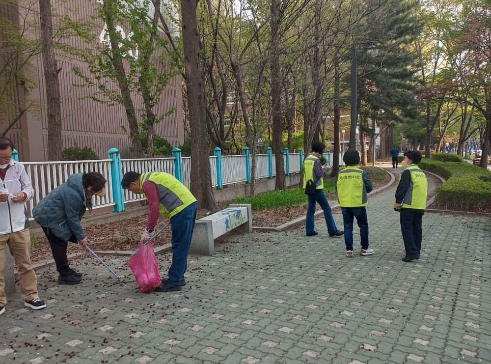 계산4동 주민자치회, 상반기 도시녹화운동 실시