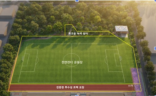 용인특례시, 기후위기 대응 위해 학교 ‘그린존 조성사업’ 박차