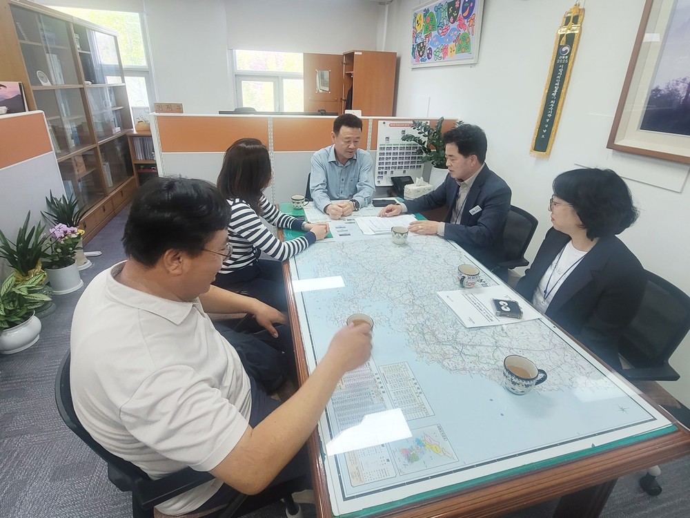 함양군 산림녹지과, 산림분야 국도비 확보 위해 경남도 방문 협의
