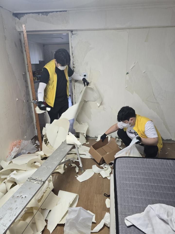순천신협, 왕조1동 저소득 가정 주거환경 개선 지원