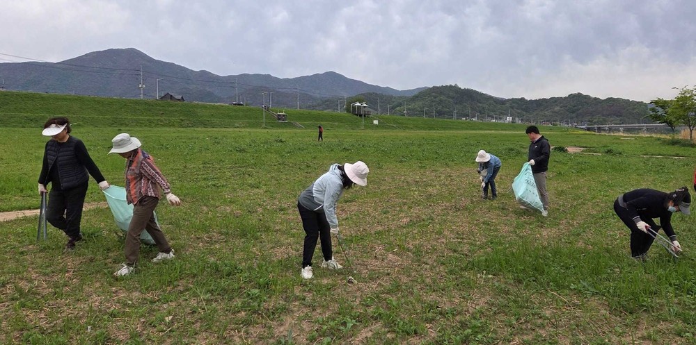 밀양시 상남면, 주민자치회와 함께 하천 환경정비 실시