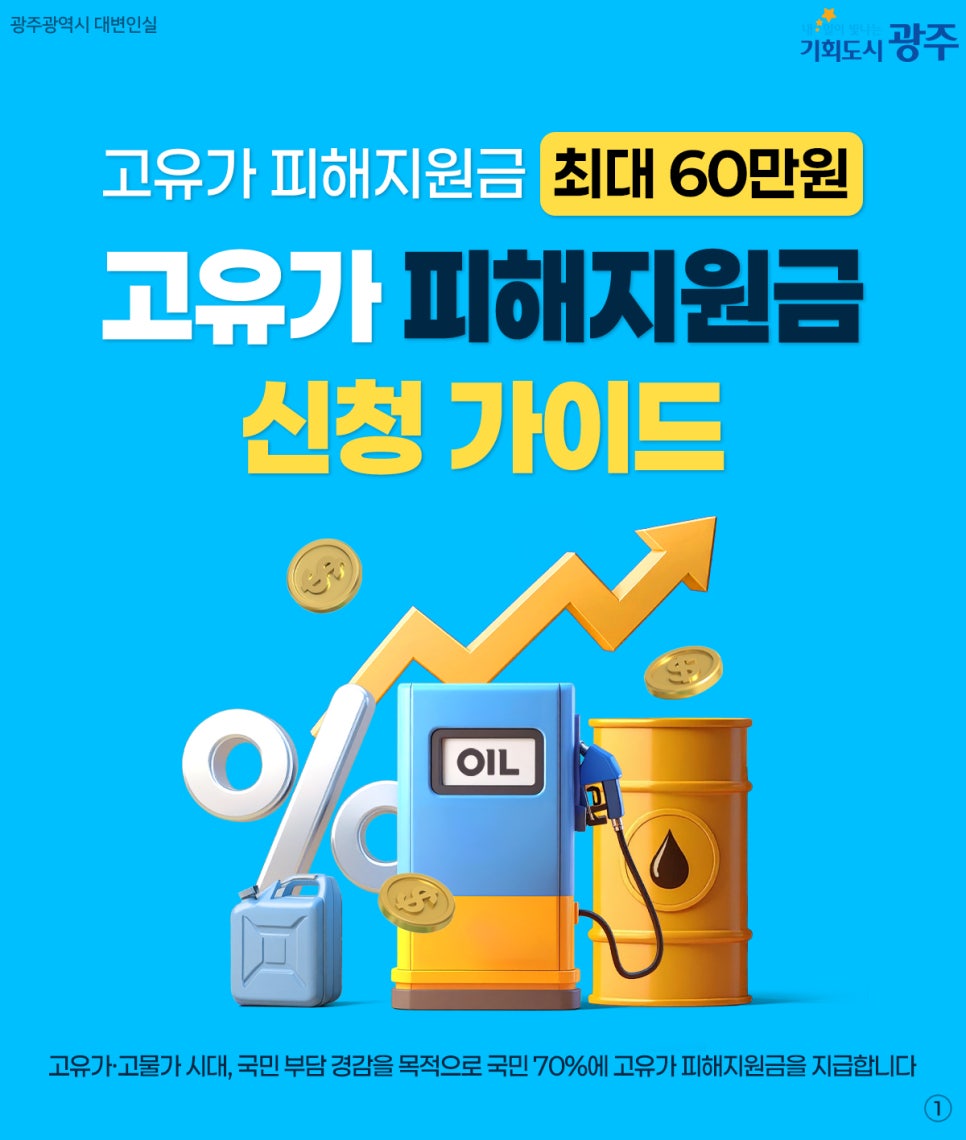 광주시, 고유가 피해지원금 지급체계 본격 가동