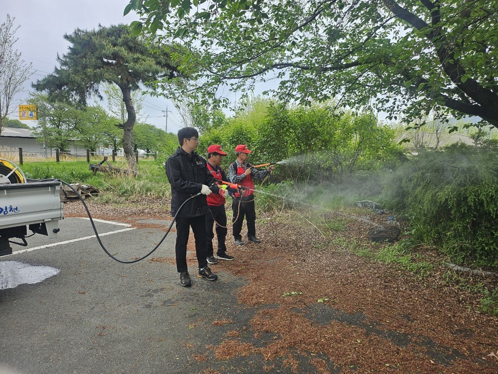 봉산면, 산불 장비 점검 및 3차 기계화 진화 훈련 실시