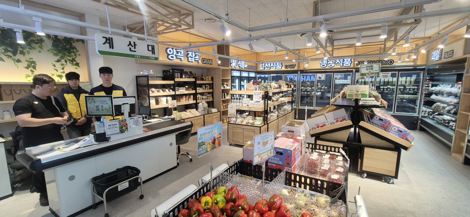 고흥군, 로컬푸드 직매장 개장 한 달 만에 누적 매출액 1억 원 돌파