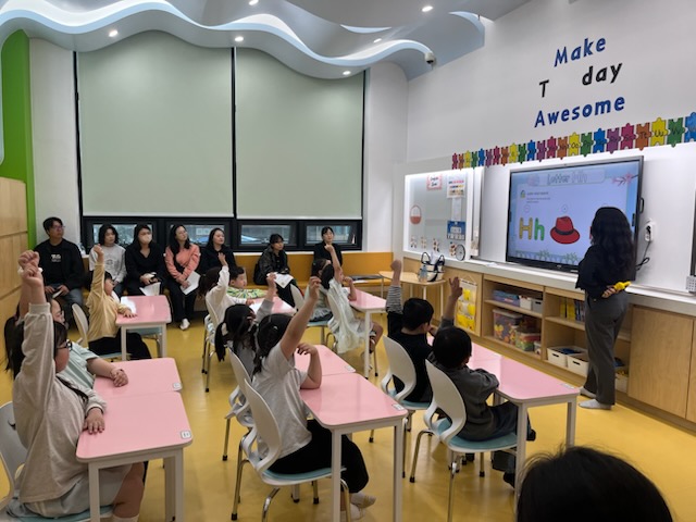 화천커뮤니티센터 영어 수업, 참관한 학부모 만족도 100%