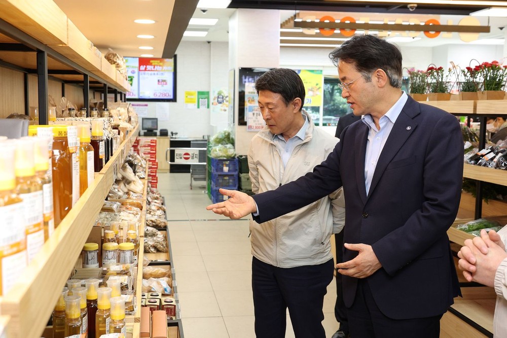고양시, 민생 경제 행보⋯원당농협 로컬푸드 직매장 방문