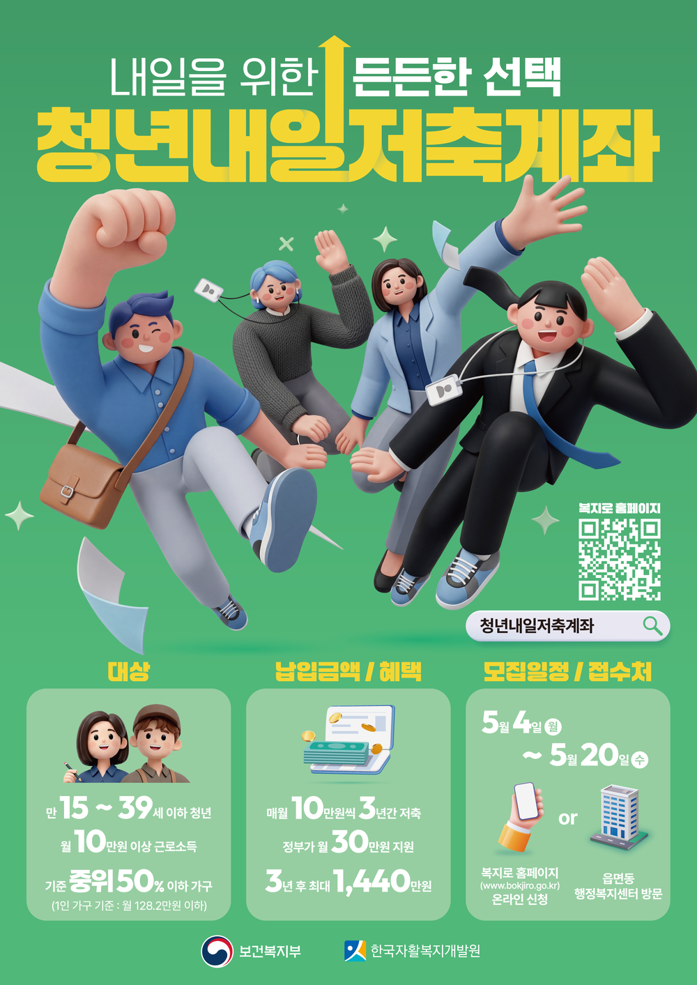 부평구, 자산형성지원 ‘청년내일저축계좌’ 신규 가입자 모집