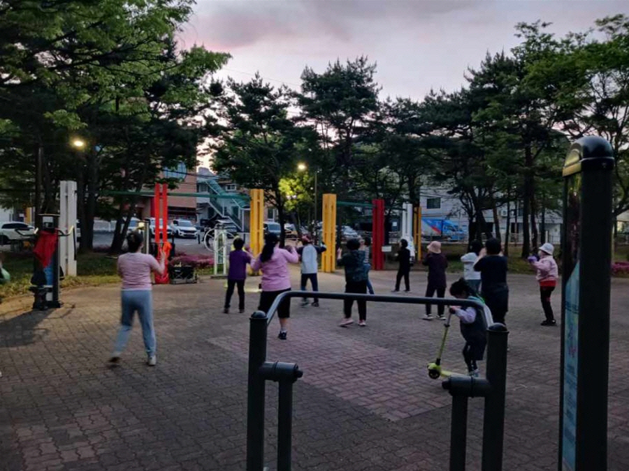 일산서구보건소, 대화동레포츠공원 운동 프로그램 시작