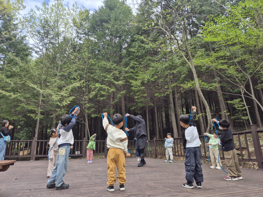 고흥군, ‘유아숲 교육 프로그램’ 큰 호응