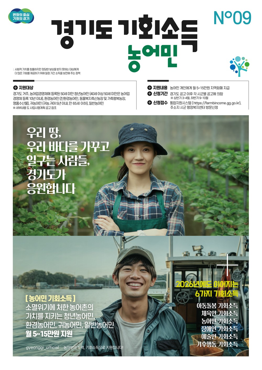 연천군, ‘2026년 농어민 기회소득’ 상반기 신청·접수 마감