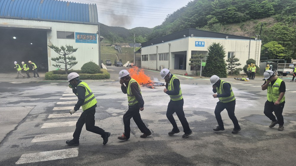 의령군, 화재·화학사고 대비 환경분야 재난대응 합동훈련 실시
