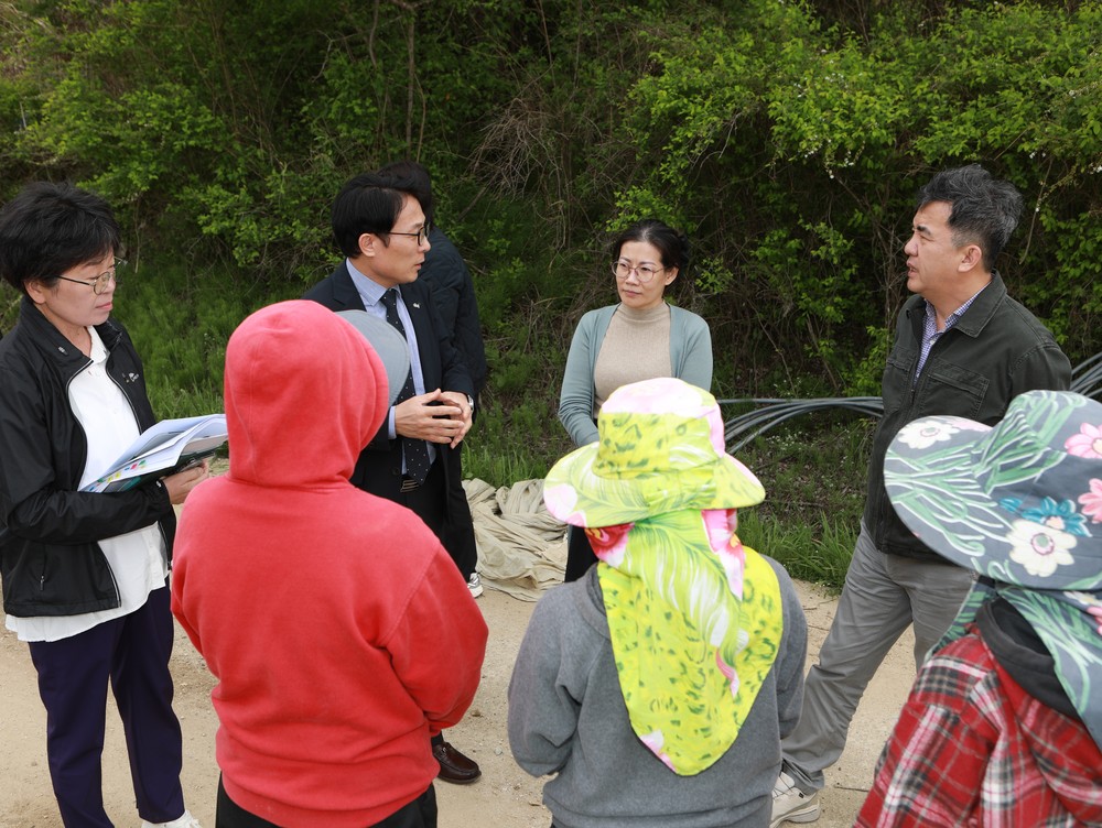 진안군, 외국인 계절근로자 현장 방문