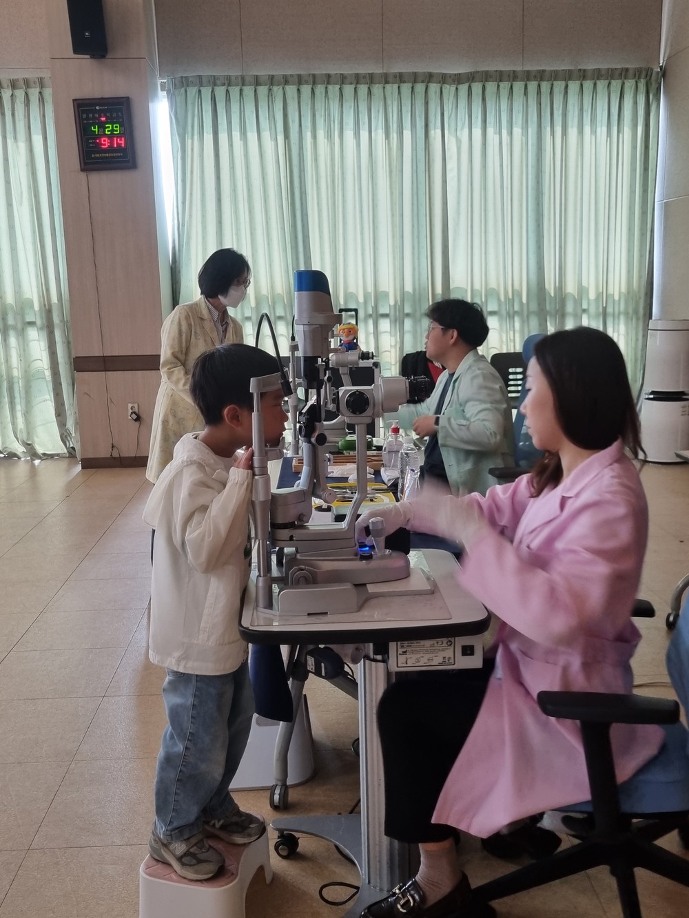 괴산군보건소, ‘2026년 취학 전 어린이 무료 눈 정밀검진’ 성료