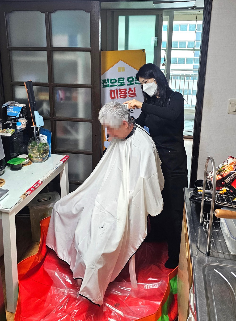 루아헤어 송강점, 유성구 구즉동 취약계층 방문미용 봉사