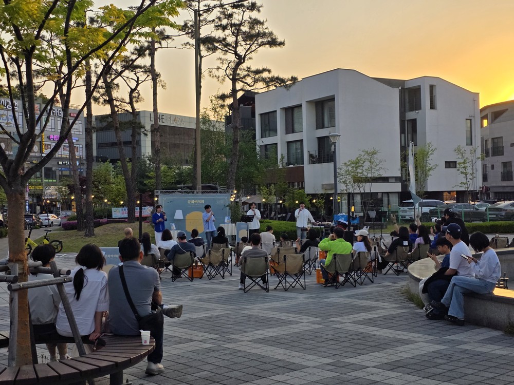 원주시, 혁신도시 ‘문화미식회’ 버스킹 공연 지속 운영