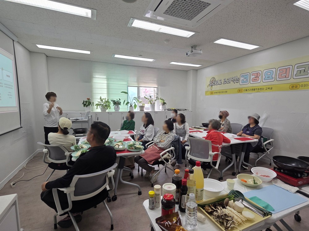 포천시 소흘건강생활지원센터, ‘요리보고 조리먹는 건강요리교실’ 운영