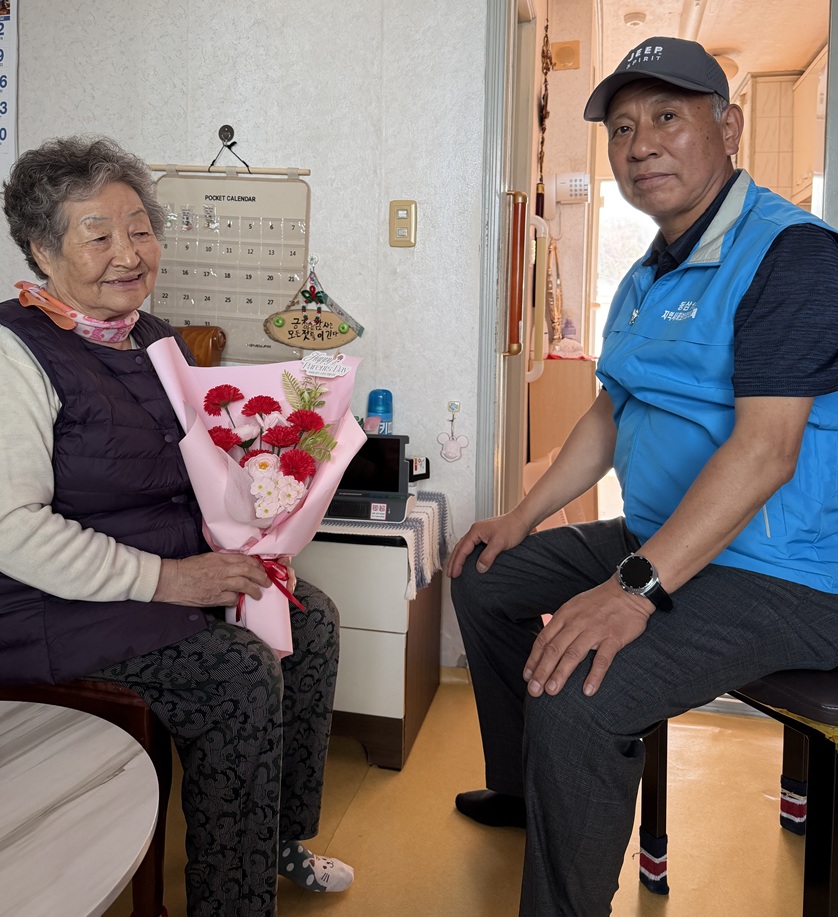 동삼1동, 어버이날 맞아 찾아가는 효(孝) 배달 사업 추진