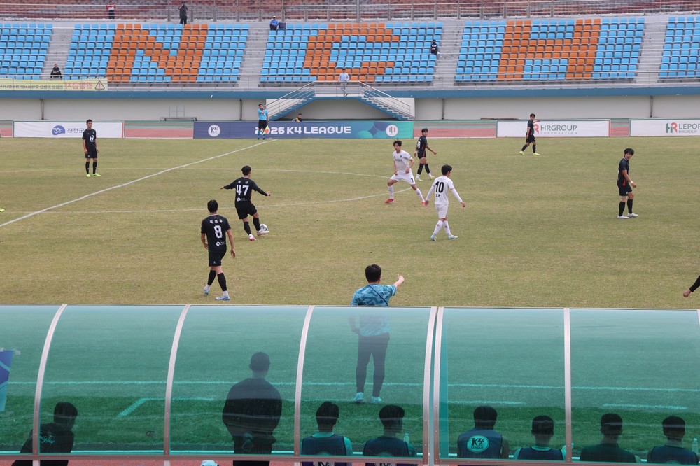 2026시즌 신흥 강자 진천HR FC, 홈 6번째 경기 개최