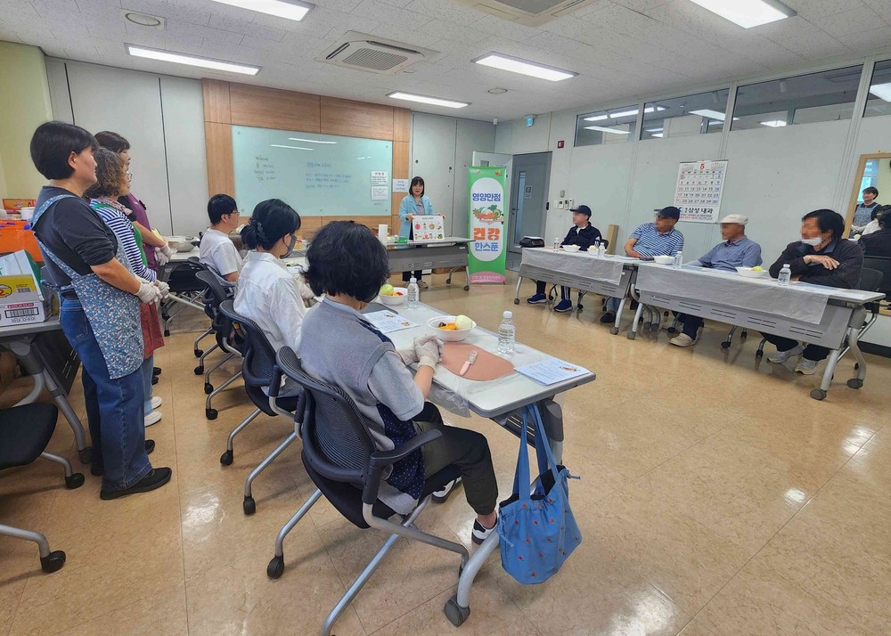 오산시 신장1동, 중장년 1인 가구 대상 ‘영양만점 건강 한스푼’ 운영