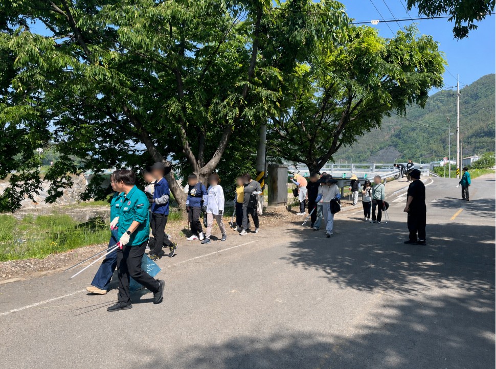 의령군, 의령은광학교와 플로깅 행사 실시