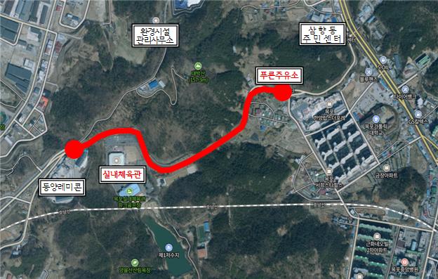 목포시, ‘실내체육관~푸른주유소간 위험도로 구조개선사업’ 본격 추진